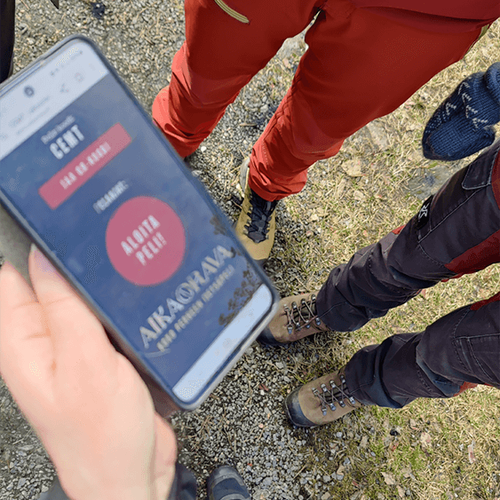 Kuva Aikaoravan pelitilanteesta